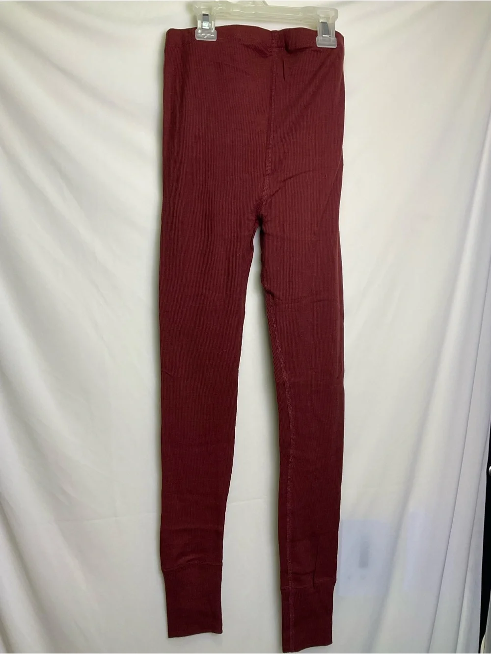 Nui Merino-Silk Leggings - Rust